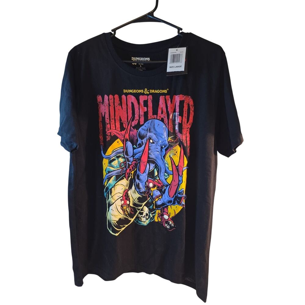Dungeons & Dragons Mindflayor Black Tshirt Size Large Nwt